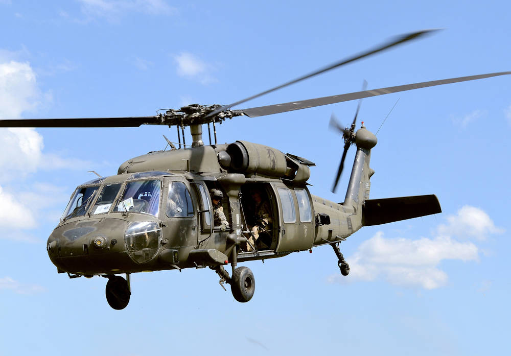 U.S. Soldiers assigned to the 2nd Squadron, 2nd Cavalry Regiment conduct air movement training in preparation for their upcoming deployment at the Joint Multinational Training Command's Grafenwoehr Training Area, Bavaria, Germany, Aug. 13, 2013. (DoD photo by Gertrud Zach, U.S. Army/Released)